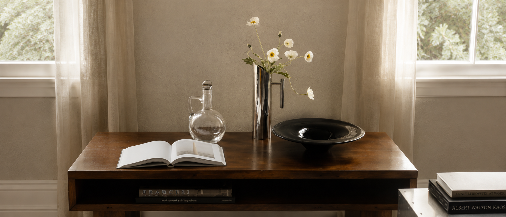 Thoughtfully styled decorative objects for modern interiors