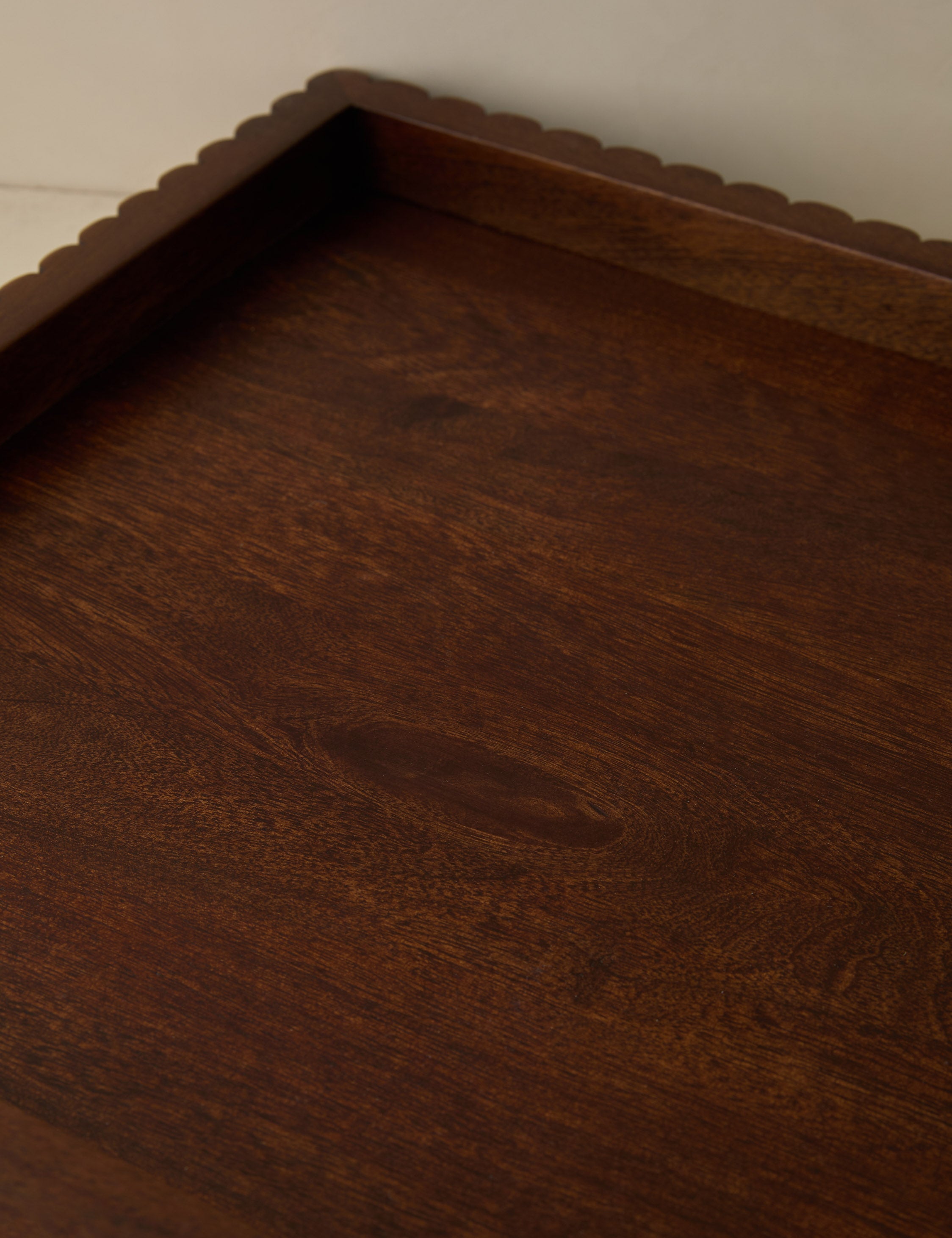 Organic Fluted Natural Tray - Brown - Image 6