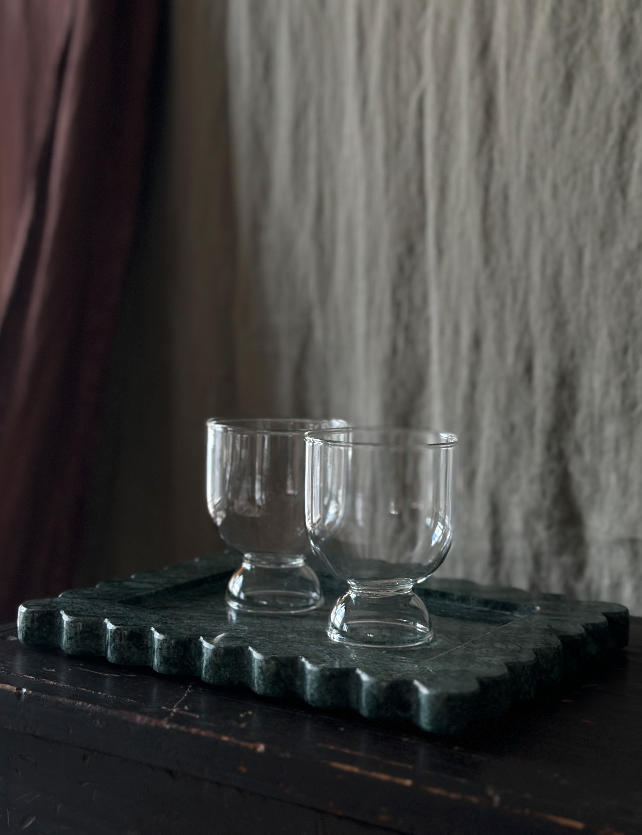 Sculptural Scalloped Stone Tray - EmeraldMarble - Image 16
