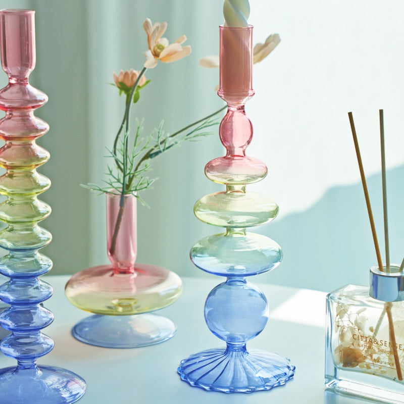 It's a Rainbow Glass Candle Holder - Image 2
