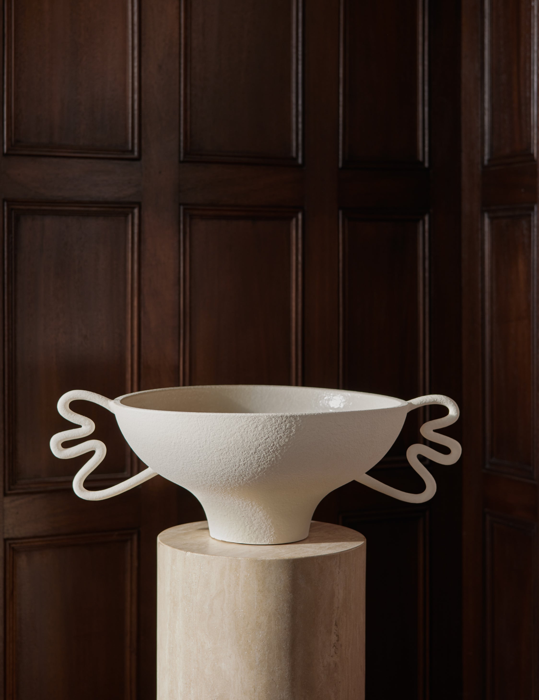 Sculptural Modern Ivory Bowl - Ivory - Image 9