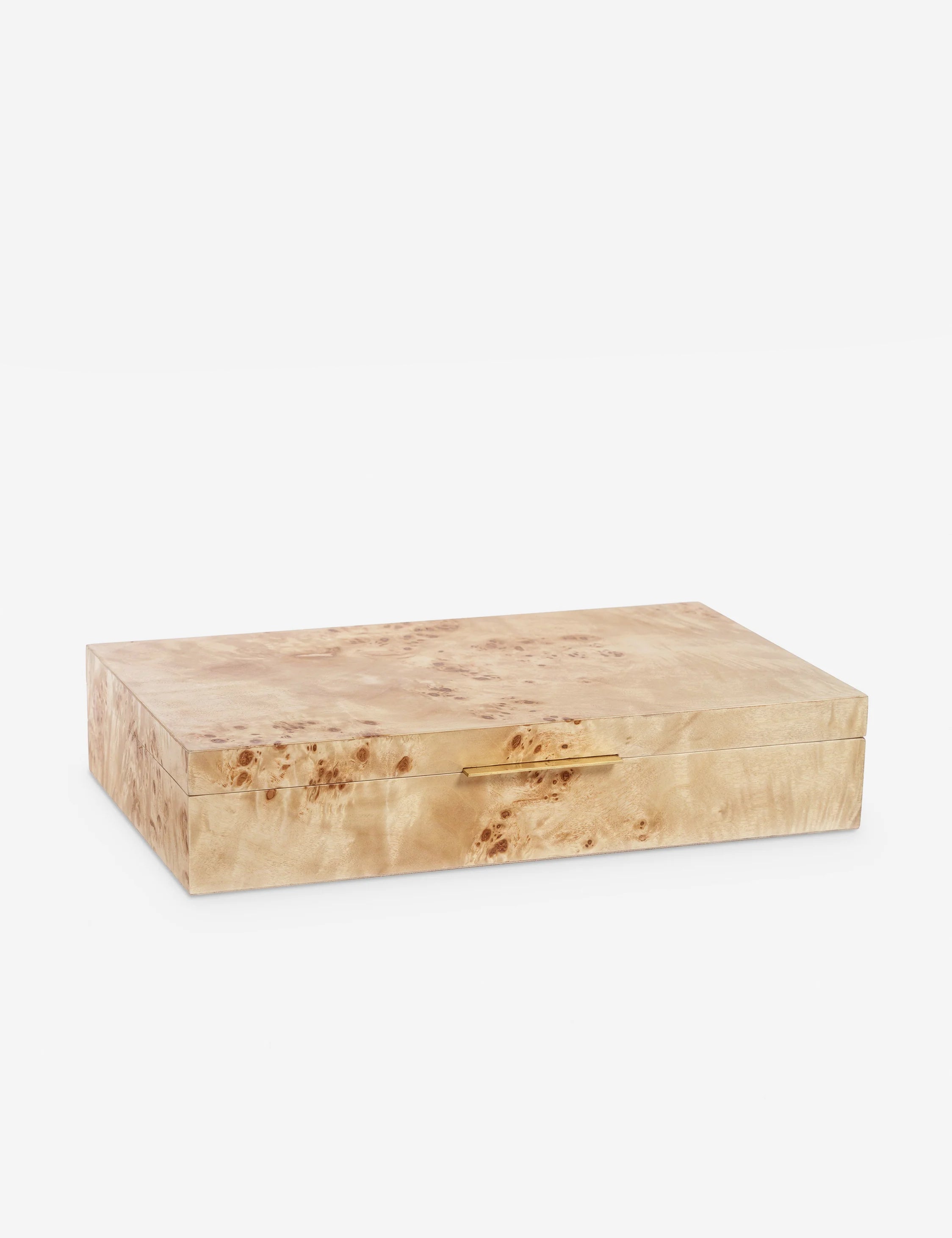 Wood Cotton Box - Burlwood - Image 3