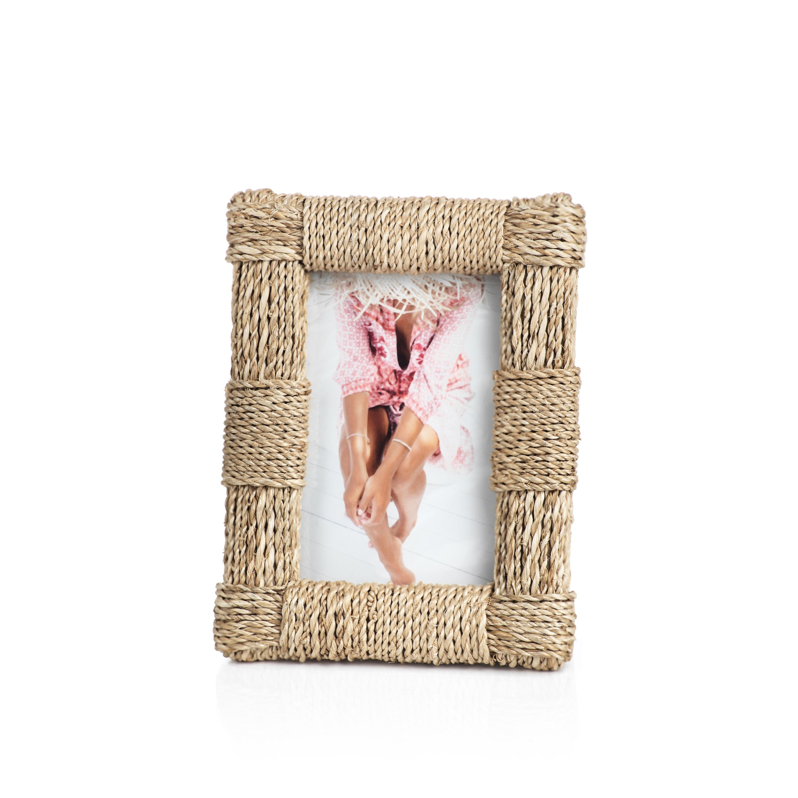 Abaca Rope Photo Frame