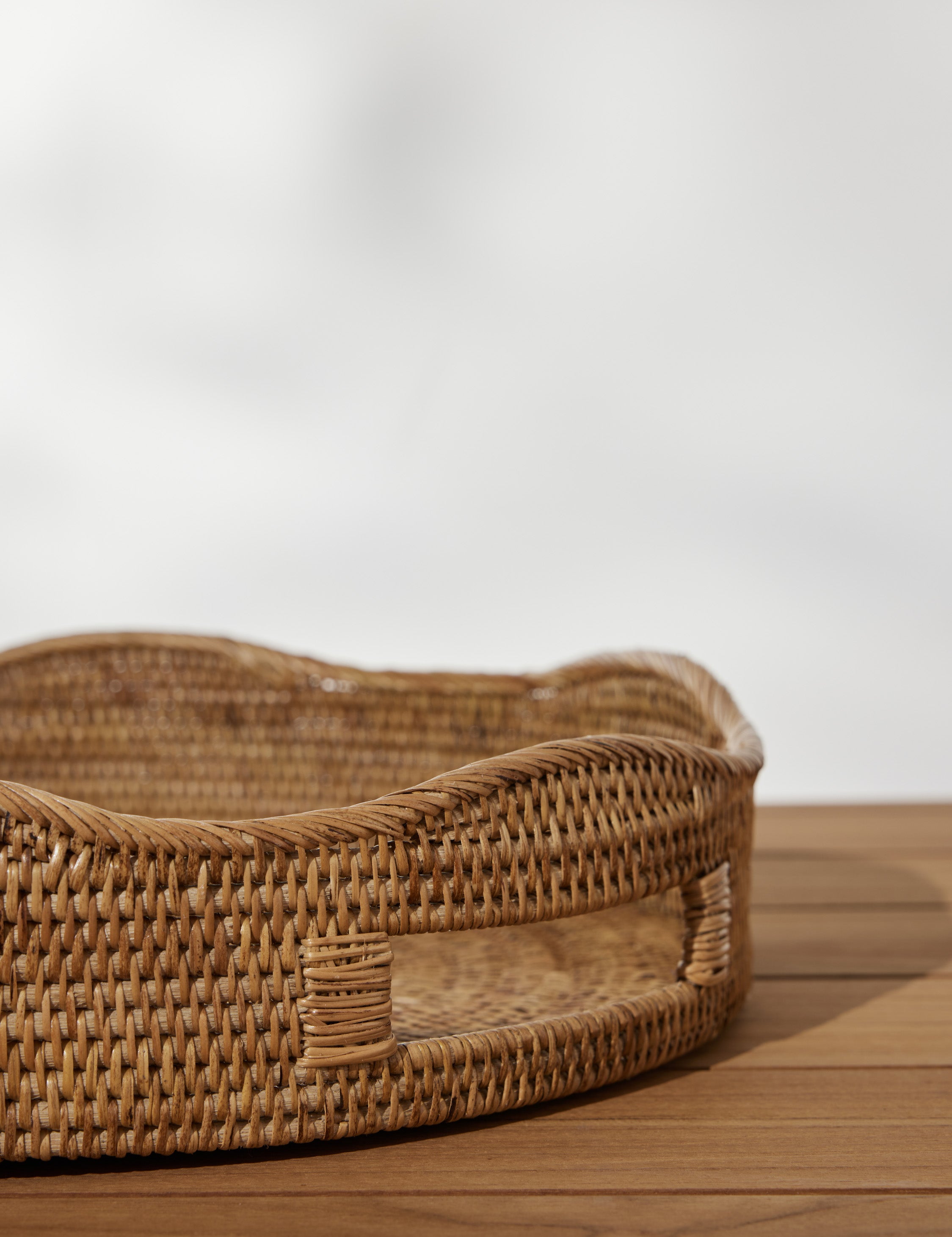 Organic Rattan Tray - Natural - Image 4