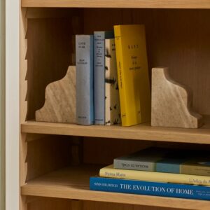 Malborough Curved Marble Bookends