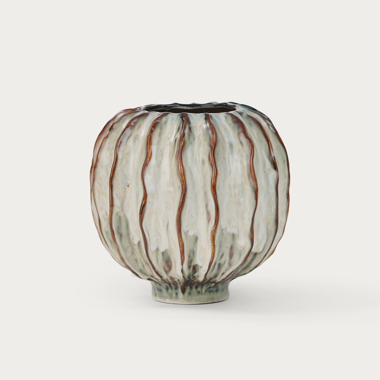 Lavington Vase, Round - Blue - Image 3